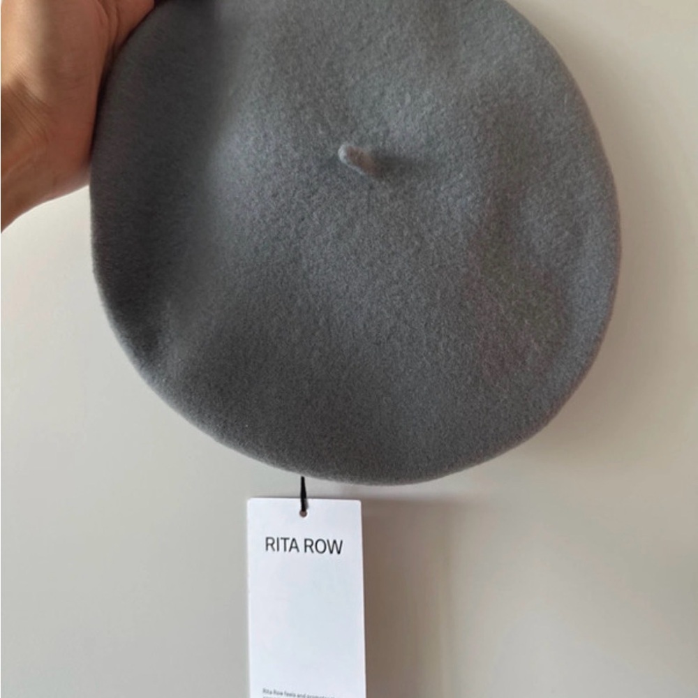 Blue- Gray Wool Beret
